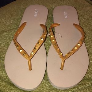 Never worn J.Crew size 8 flip flops